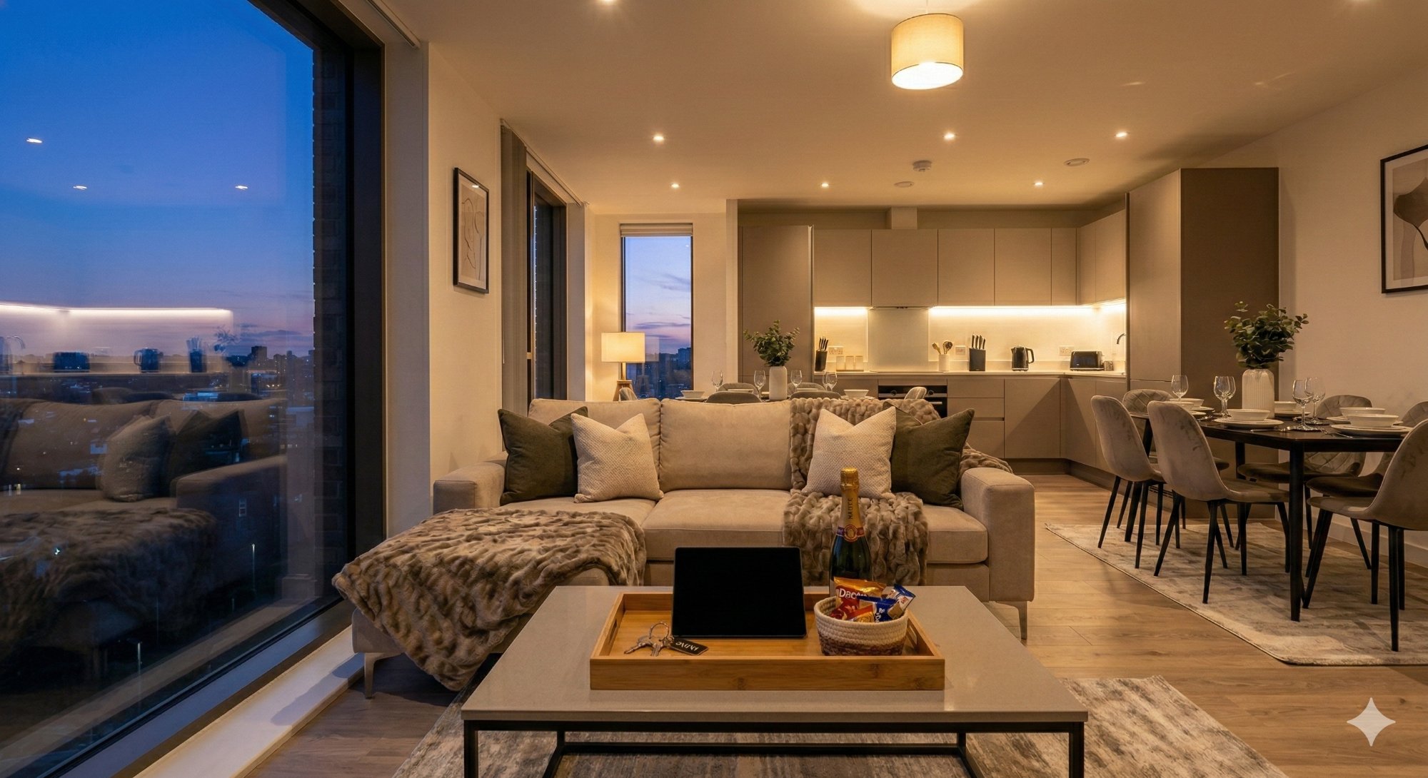 Premium serviced apartment interior — Svnteen The Residency